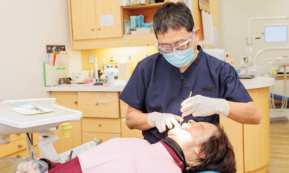 お口全体のチェック